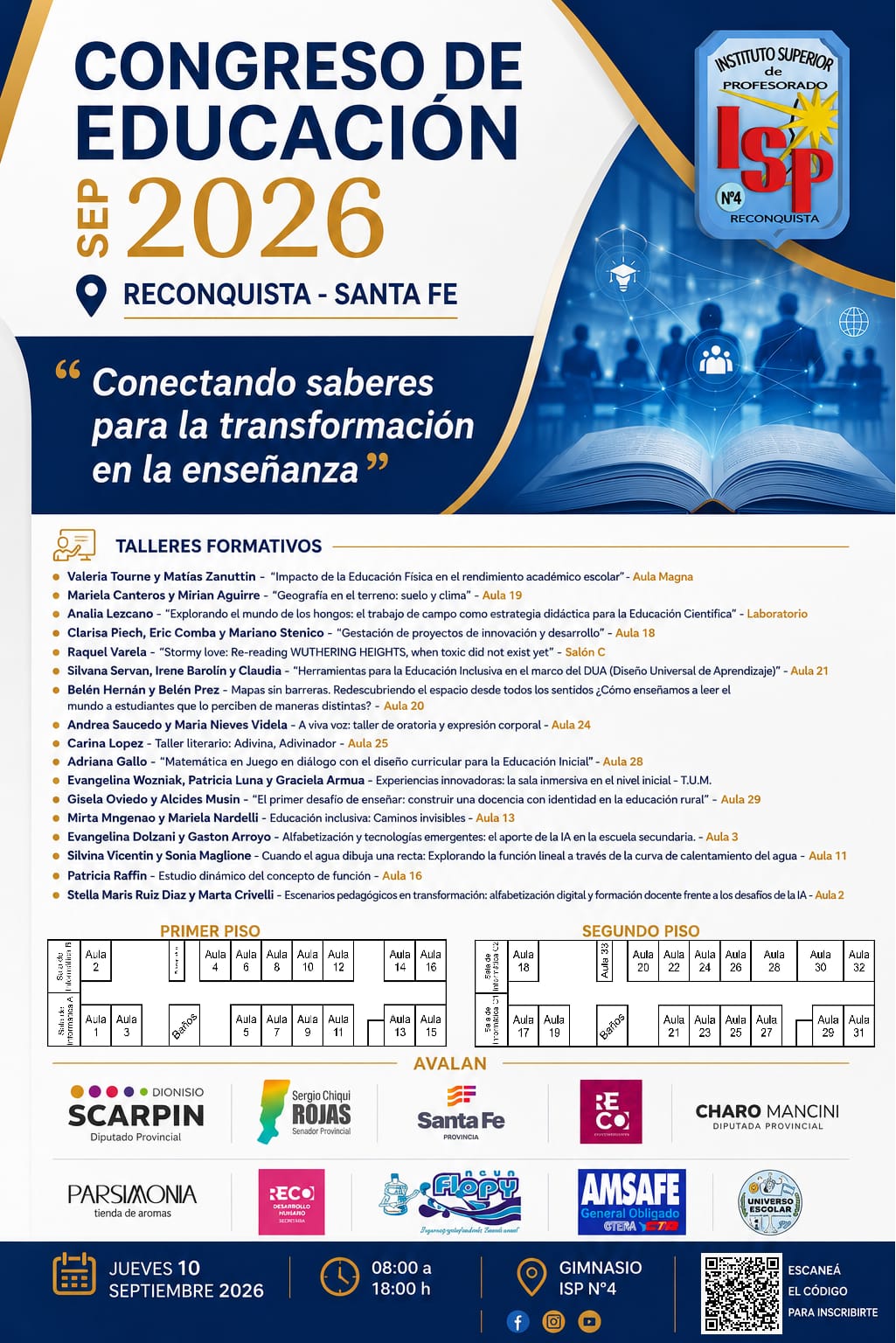 Talleres y Cronograma Congreso 2026